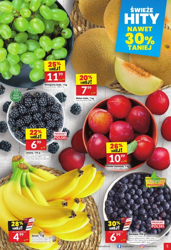 Twój Market - gazetka promocyjna Gazetka od środy 16.07 do wtorku 22.07 - strona 5
