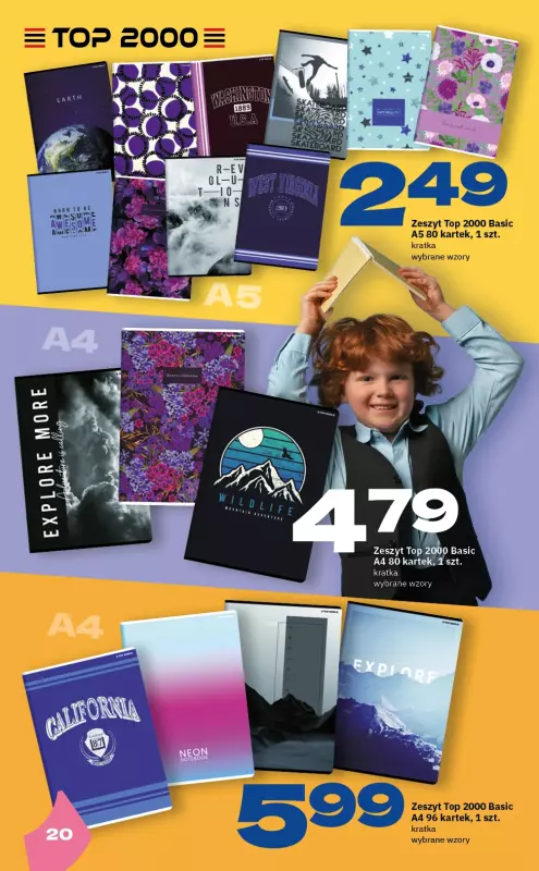 Twój Market - gazetka promocyjna Katalog Szkolny 2025 od poniedziałku 21.07 do soboty 06.09 - strona 20
