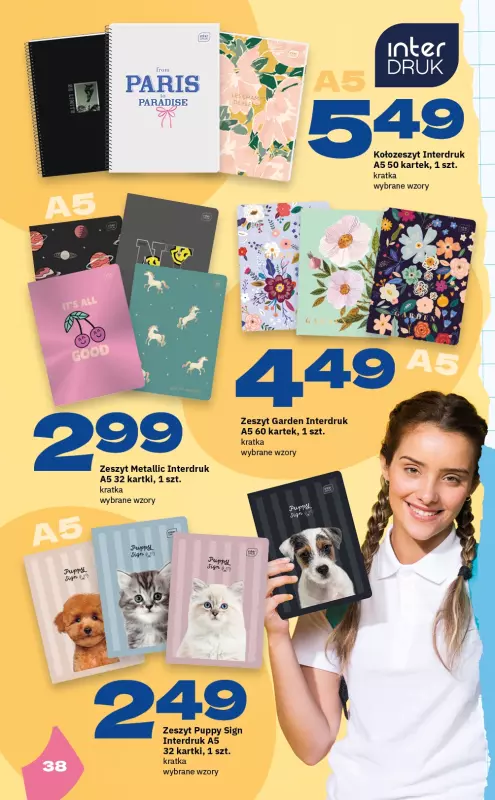 Twój Market - gazetka promocyjna Katalog Szkolny 2025 od poniedziałku 21.07 do soboty 06.09 - strona 38