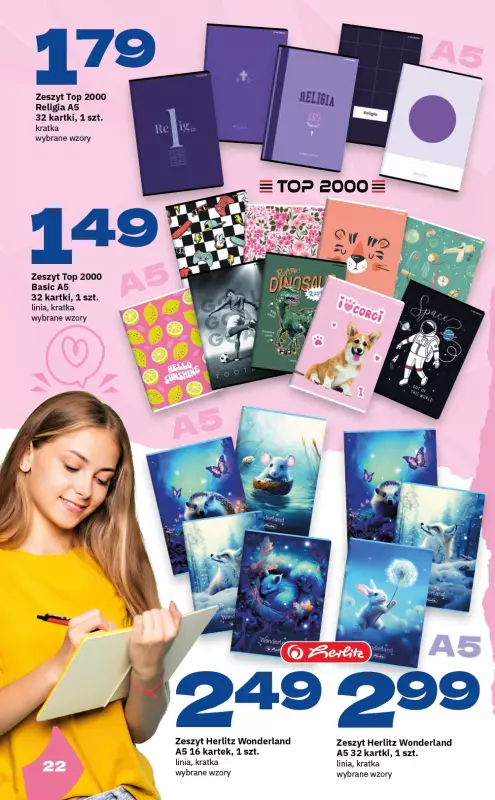 Twój Market - gazetka promocyjna Katalog Szkolny 2025 od poniedziałku 21.07 do soboty 06.09 - strona 22