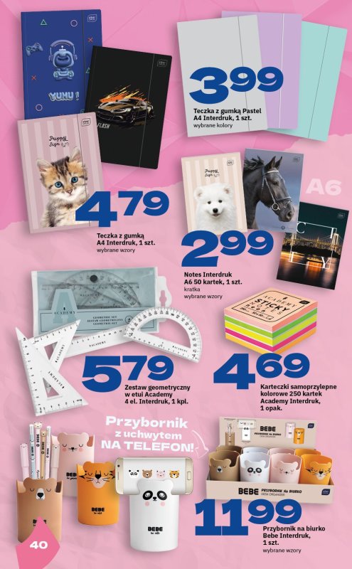 Twój Market - gazetka promocyjna Katalog Szkolny 2025 od poniedziałku 21.07 do soboty 06.09 - strona 40