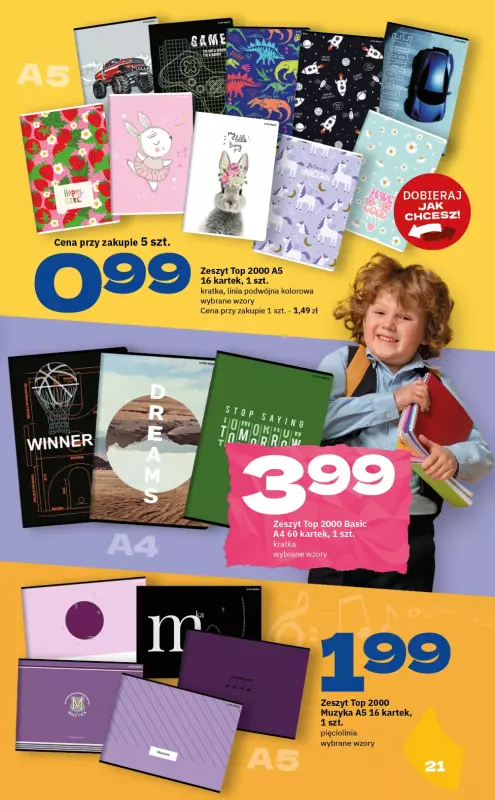 Twój Market - gazetka promocyjna Katalog Szkolny 2025 od poniedziałku 21.07 do soboty 06.09 - strona 21