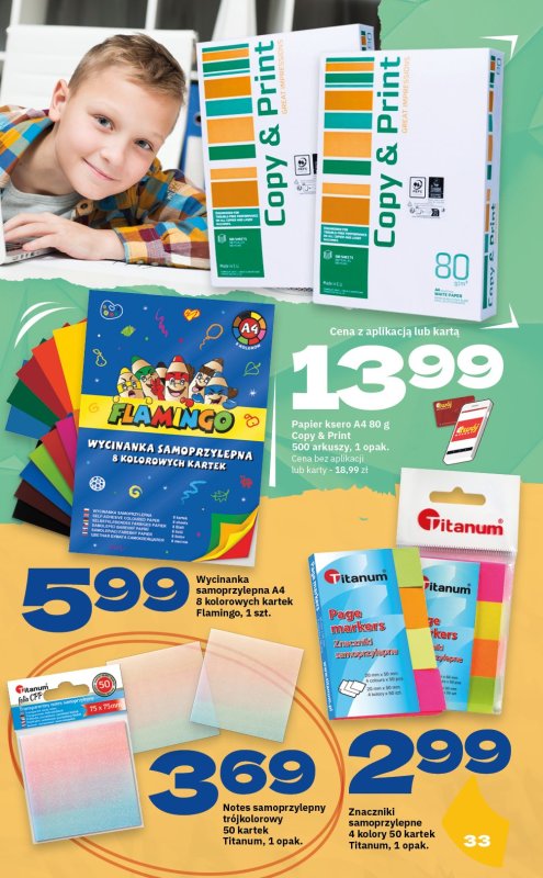 Twój Market - gazetka promocyjna Katalog Szkolny 2025 od poniedziałku 21.07 do soboty 06.09 - strona 33