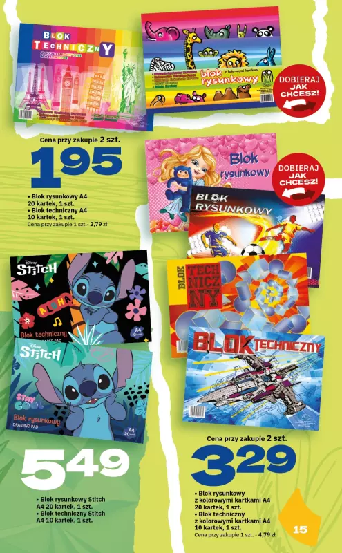 Twój Market - gazetka promocyjna Katalog Szkolny 2025 od poniedziałku 21.07 do soboty 06.09 - strona 15