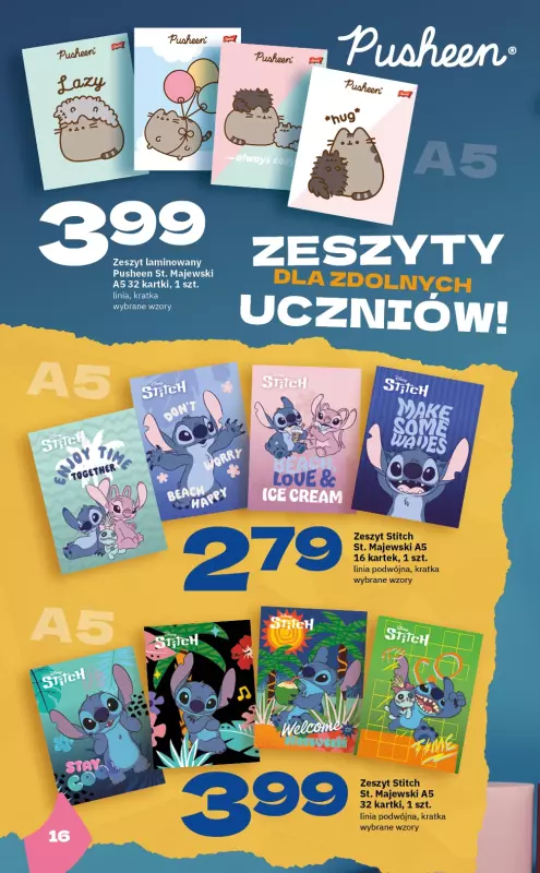 Twój Market - gazetka promocyjna Katalog Szkolny 2025 od poniedziałku 21.07 do soboty 06.09 - strona 16