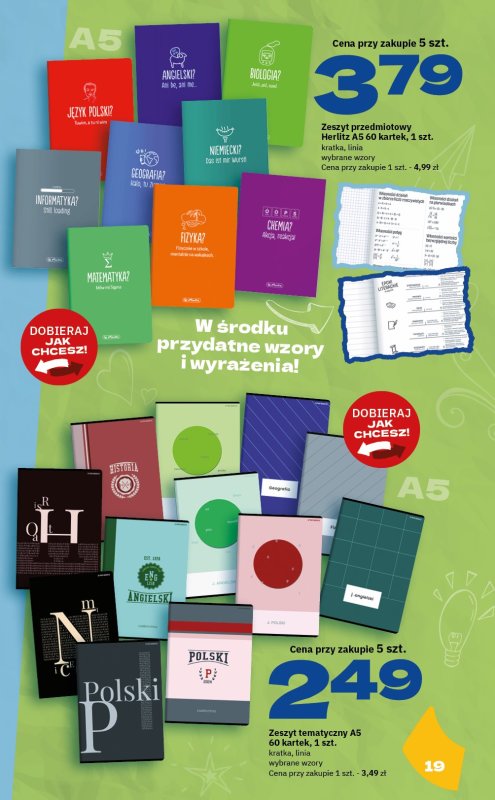 Twój Market - gazetka promocyjna Katalog Szkolny 2025 od poniedziałku 21.07 do soboty 06.09 - strona 19