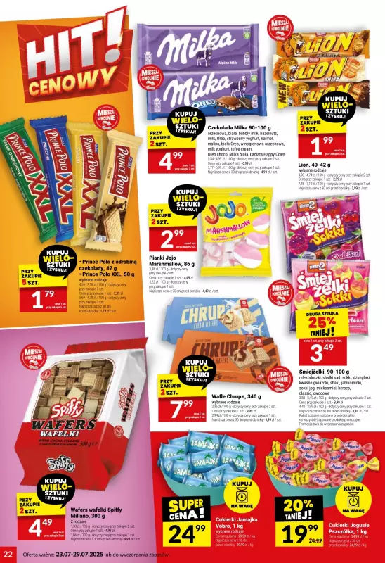 Twój Market - gazetka promocyjna Gazetka od środy 23.07 do wtorku 29.07 - strona 22