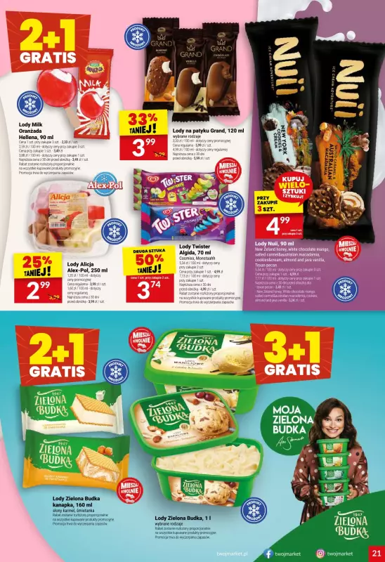 Twój Market - gazetka promocyjna Gazetka od środy 23.07 do wtorku 29.07 - strona 21