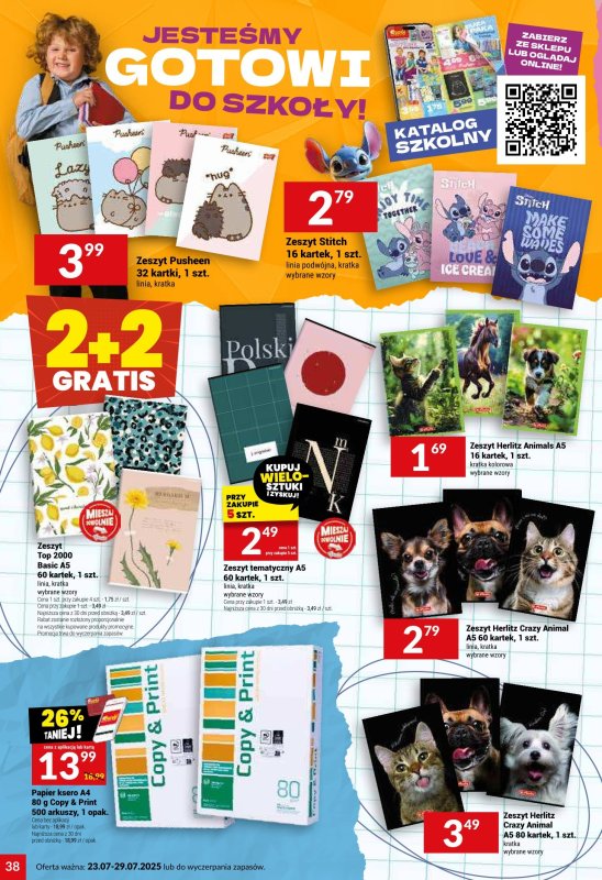 Twój Market - gazetka promocyjna Gazetka od środy 23.07 do wtorku 29.07 - strona 38