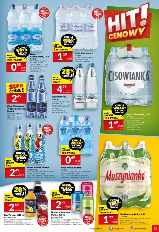 Twój Market - gazetka promocyjna Gazetka od środy 23.07 do wtorku 29.07 - strona 29