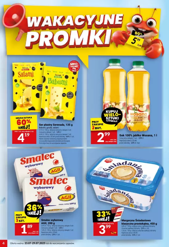Twój Market - gazetka promocyjna Gazetka od środy 23.07 do wtorku 29.07 - strona 4