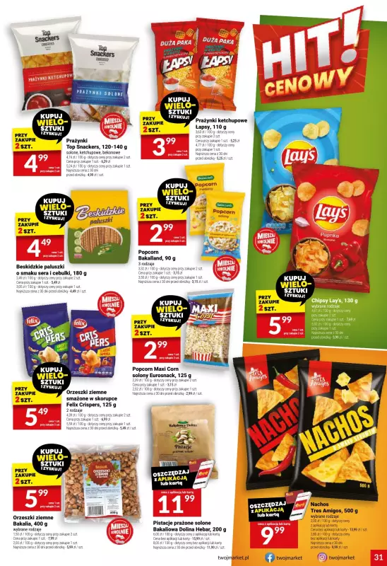 Twój Market - gazetka promocyjna Gazetka od środy 23.07 do wtorku 29.07 - strona 31