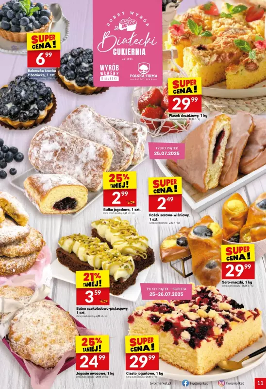 Twój Market - gazetka promocyjna Gazetka od środy 23.07 do wtorku 29.07 - strona 11