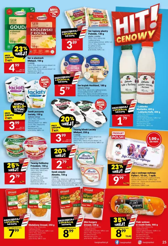 Twój Market - gazetka promocyjna Gazetka od środy 23.07 do wtorku 29.07 - strona 25