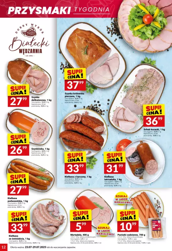 Twój Market - gazetka promocyjna Gazetka od środy 23.07 do wtorku 29.07 - strona 12