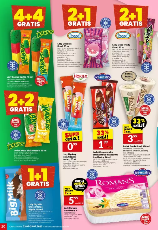 Twój Market - gazetka promocyjna Gazetka od środy 23.07 do wtorku 29.07 - strona 20