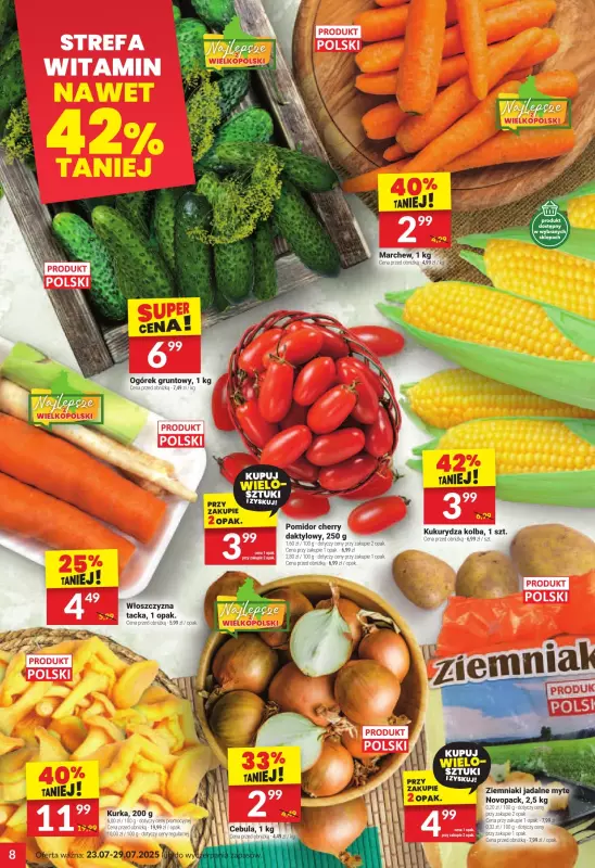 Twój Market - gazetka promocyjna Gazetka od środy 23.07 do wtorku 29.07 - strona 8