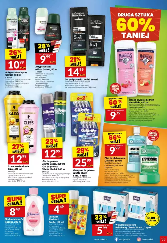Twój Market - gazetka promocyjna Gazetka od środy 23.07 do wtorku 29.07 - strona 35