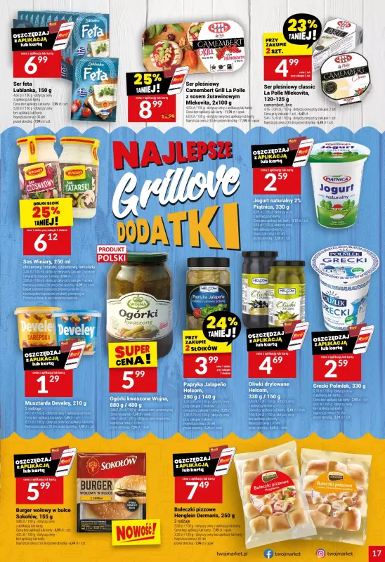 Twój Market - gazetka promocyjna Gazetka od środy 23.07 do wtorku 29.07 - strona 17