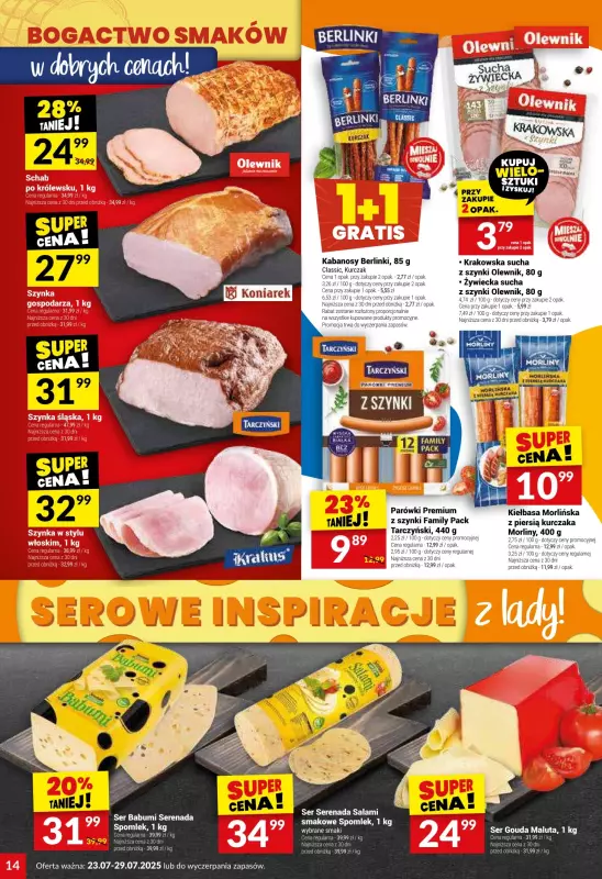 Twój Market - gazetka promocyjna Gazetka od środy 23.07 do wtorku 29.07 - strona 14
