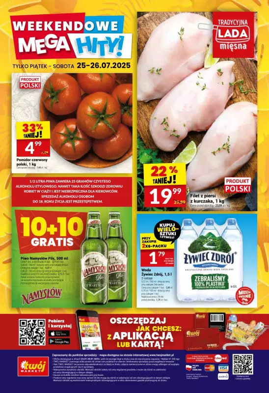 Twój Market - gazetka promocyjna Gazetka od środy 23.07 do wtorku 29.07 - strona 40