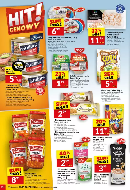 Twój Market - gazetka promocyjna Gazetka od środy 23.07 do wtorku 29.07 - strona 28