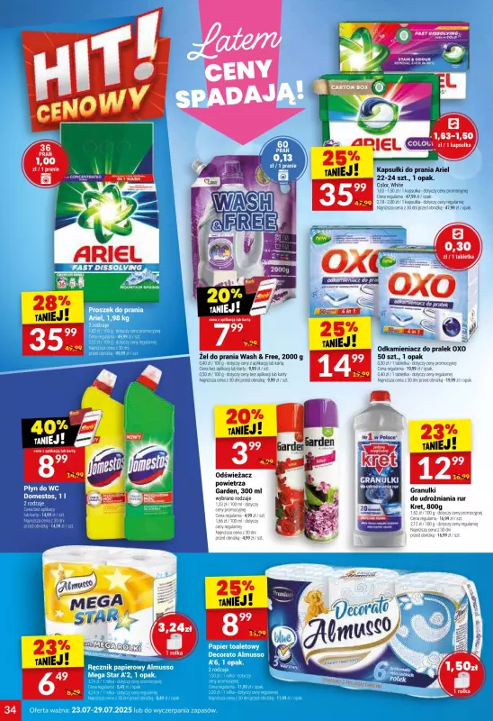 Twój Market - gazetka promocyjna Gazetka od środy 23.07 do wtorku 29.07 - strona 34