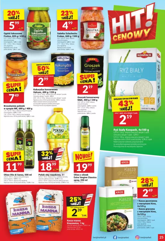 Twój Market - gazetka promocyjna Gazetka od środy 30.07 do wtorku 05.08 - strona 25