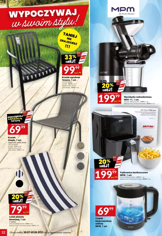 Twój Market - gazetka promocyjna Gazetka od środy 30.07 do wtorku 05.08 - strona 32