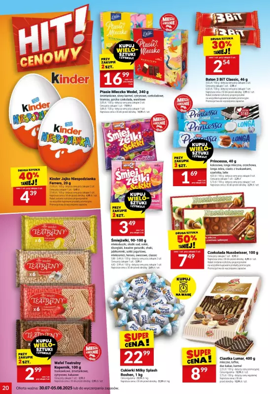 Twój Market - gazetka promocyjna Gazetka od środy 30.07 do wtorku 05.08 - strona 20