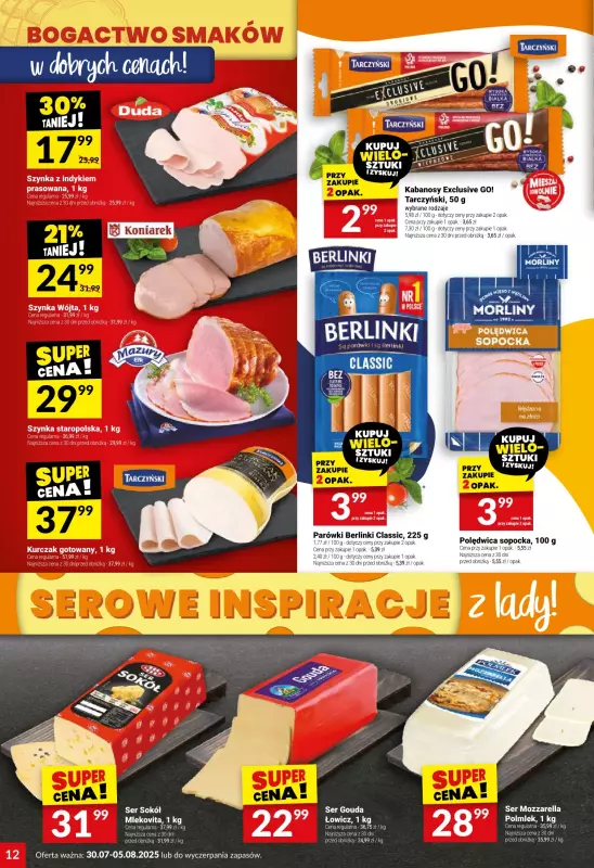 Twój Market - gazetka promocyjna Gazetka od środy 30.07 do wtorku 05.08 - strona 12