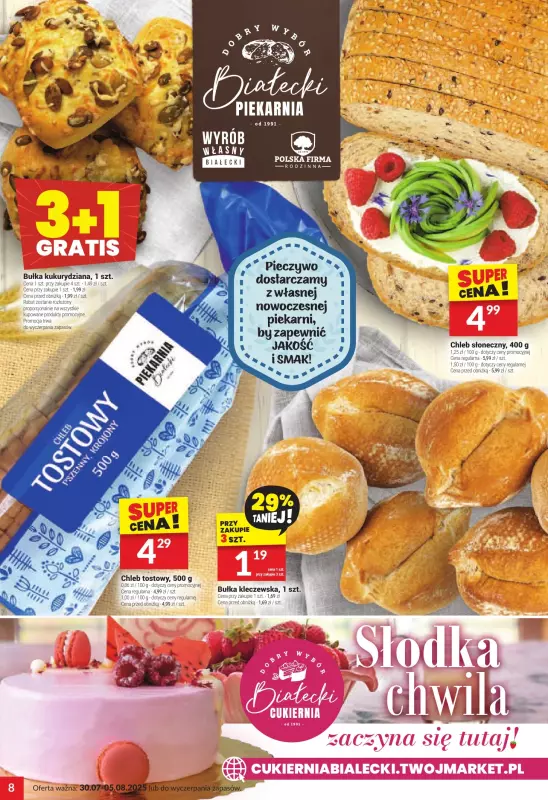 Twój Market - gazetka promocyjna Gazetka od środy 30.07 do wtorku 05.08 - strona 8