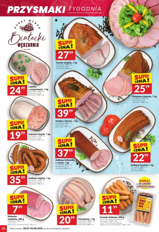 Twój Market - gazetka promocyjna Gazetka od środy 30.07 do wtorku 05.08 - strona 10