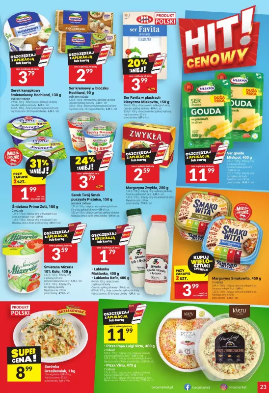 Twój Market - gazetka promocyjna Gazetka od środy 30.07 do wtorku 05.08 - strona 23