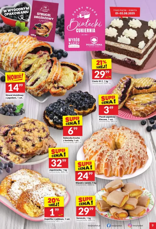 Twój Market - gazetka promocyjna Gazetka od środy 30.07 do wtorku 05.08 - strona 9
