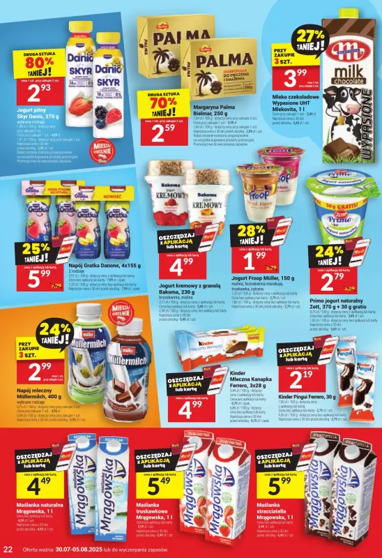 Twój Market - gazetka promocyjna Gazetka od środy 30.07 do wtorku 05.08 - strona 22