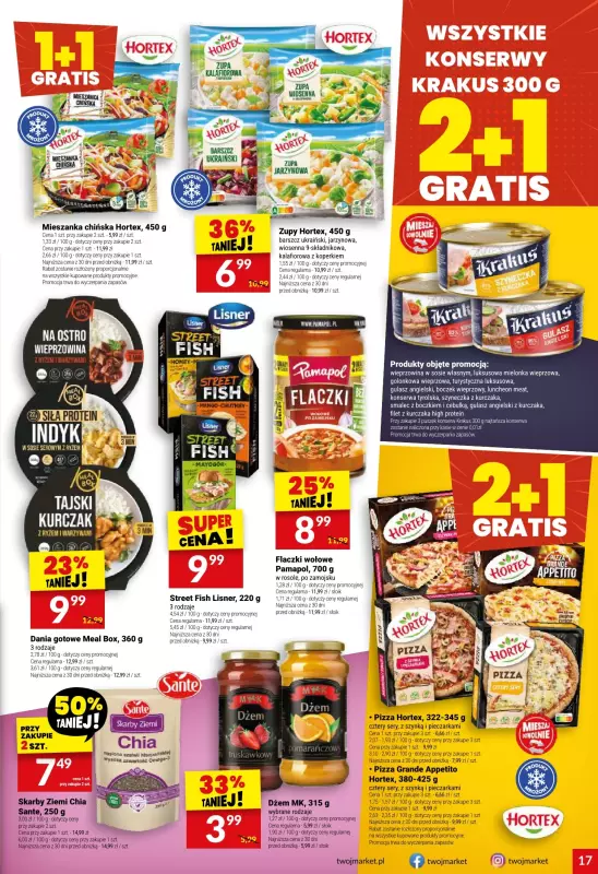 Twój Market - gazetka promocyjna Gazetka od środy 30.07 do wtorku 05.08 - strona 17