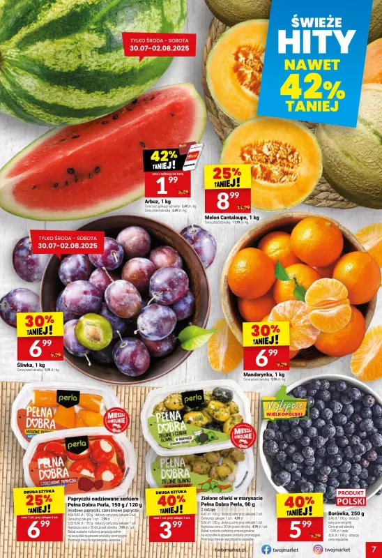 Twój Market - gazetka promocyjna Gazetka od środy 30.07 do wtorku 05.08 - strona 7