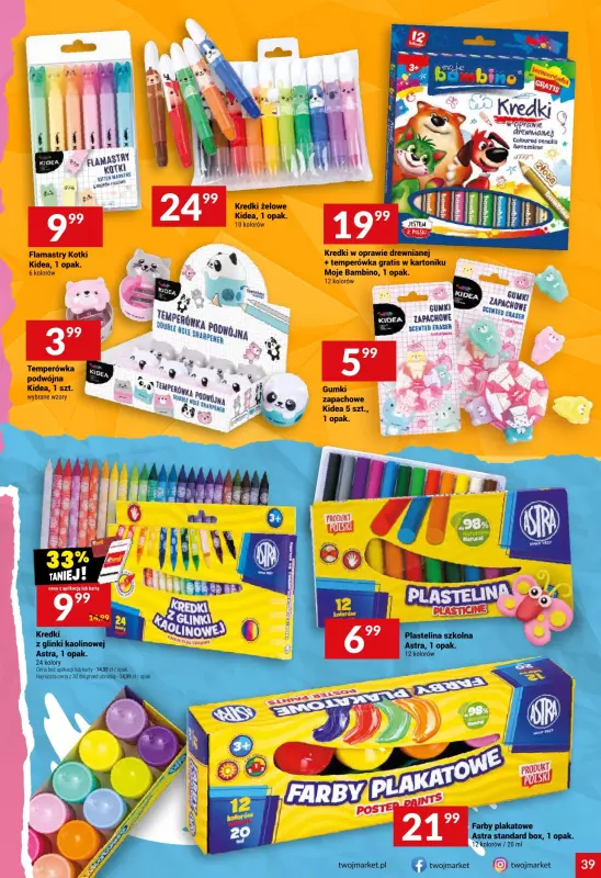 Twój Market - gazetka promocyjna Gazetka od środy 06.08 do wtorku 12.08 - strona 39