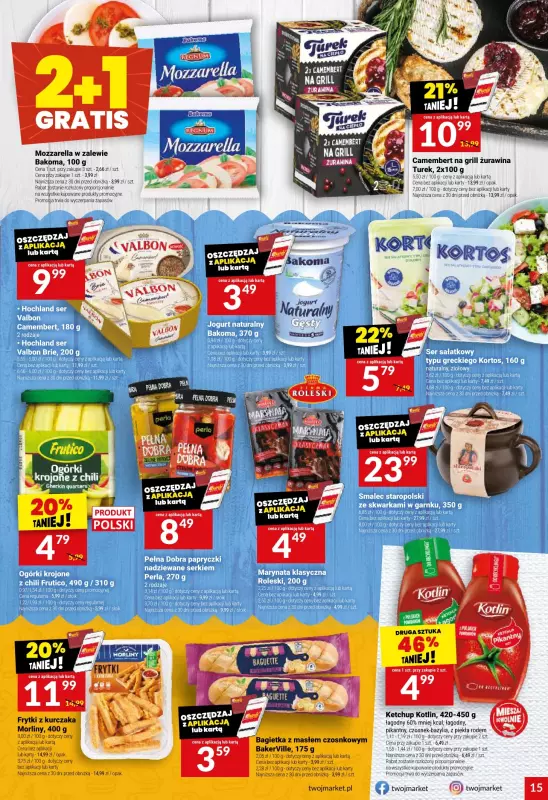 Twój Market - gazetka promocyjna Gazetka od środy 06.08 do wtorku 12.08 - strona 15