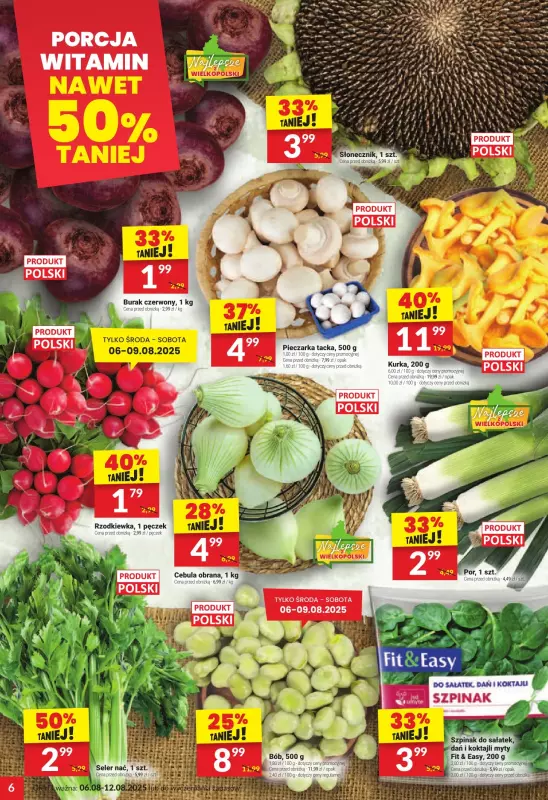Twój Market - gazetka promocyjna Gazetka od środy 06.08 do wtorku 12.08 - strona 6