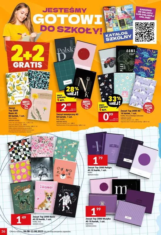Twój Market - gazetka promocyjna Gazetka od środy 06.08 do wtorku 12.08 - strona 36