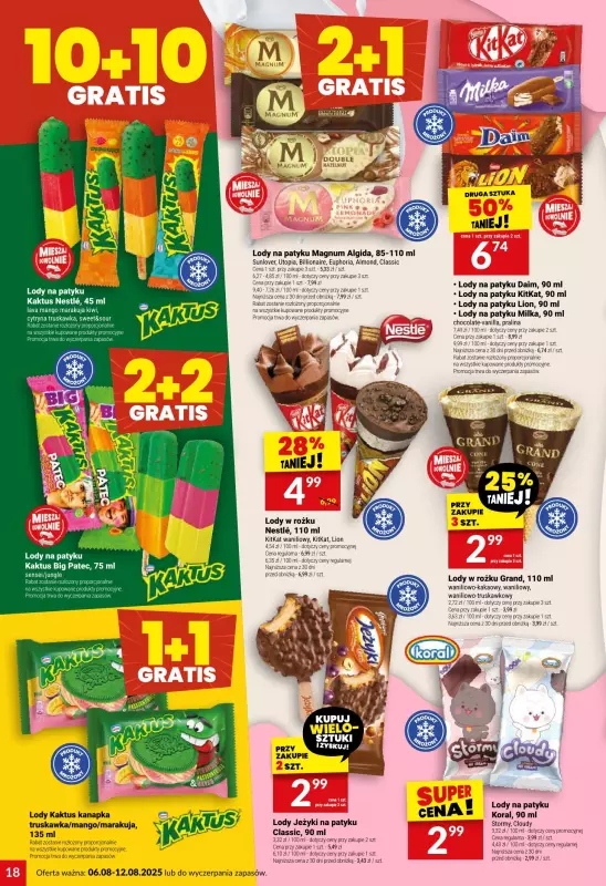 Twój Market - gazetka promocyjna Gazetka od środy 06.08 do wtorku 12.08 - strona 18