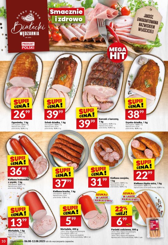 Twój Market - gazetka promocyjna Gazetka od środy 06.08 do wtorku 12.08 - strona 10