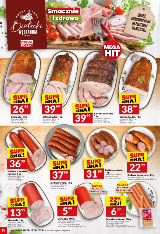 Twój Market - gazetka promocyjna Gazetka od środy 06.08 do wtorku 12.08 - strona 10