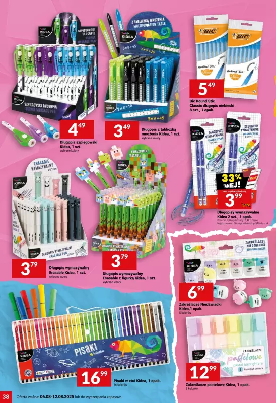 Twój Market - gazetka promocyjna Gazetka od środy 06.08 do wtorku 12.08 - strona 38