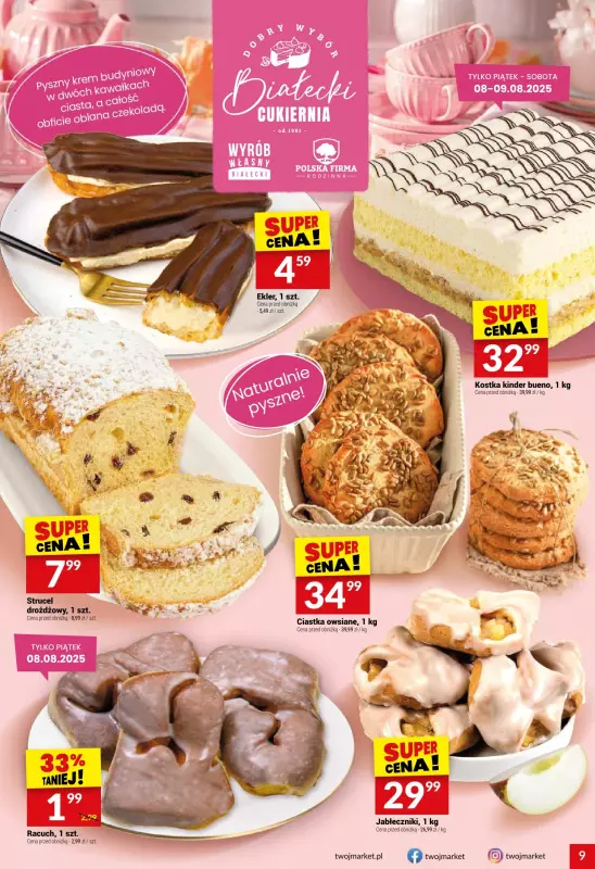 Twój Market - gazetka promocyjna Gazetka od środy 06.08 do wtorku 12.08 - strona 9