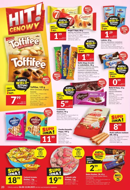 Twój Market - gazetka promocyjna Gazetka od środy 06.08 do wtorku 12.08 - strona 20