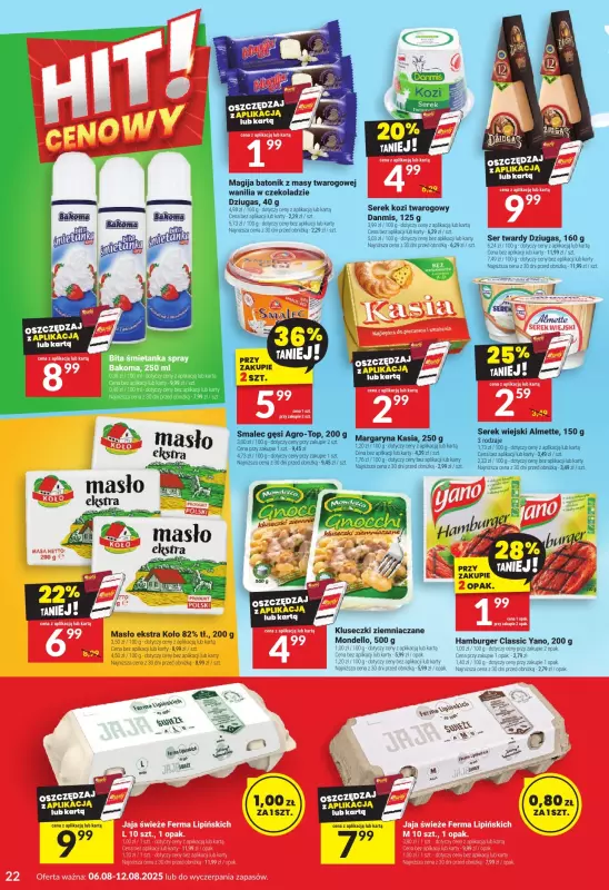 Twój Market - gazetka promocyjna Gazetka od środy 06.08 do wtorku 12.08 - strona 22