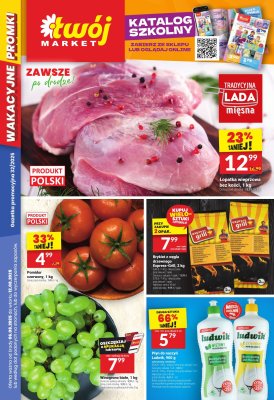 Twój Market - gazetka promocyjna Gazetka od środy 06.08 do wtorku 12.08